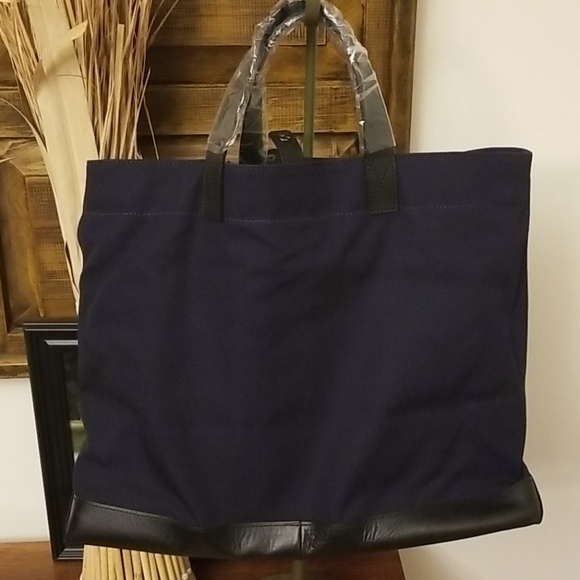 BAEKGAARD navy tote bag NWT - Picture 4 of 10